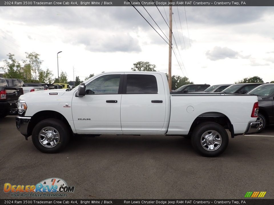 Bright White 2024 Ram 3500 Tradesman Crew Cab 4x4 Photo #2