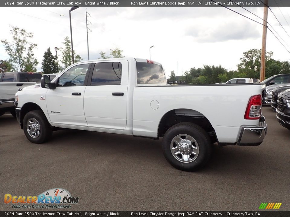 2024 Ram 3500 Tradesman Crew Cab 4x4 Bright White / Black Photo #3