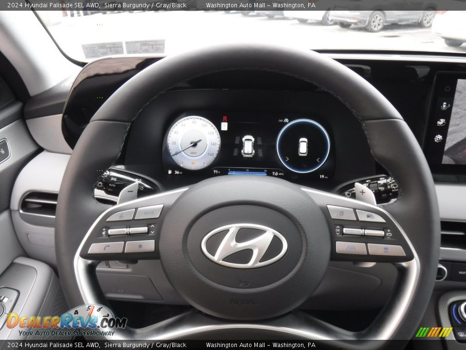 2024 Hyundai Palisade SEL AWD Steering Wheel Photo #20