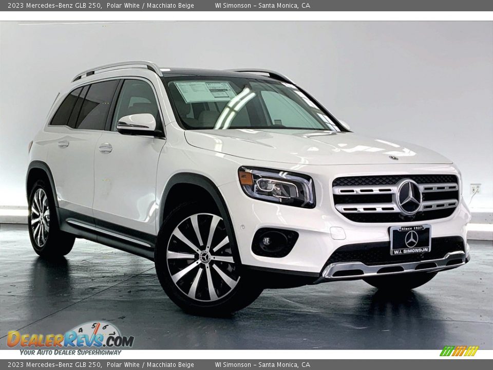 2023 Mercedes-Benz GLB 250 Polar White / Macchiato Beige Photo #12