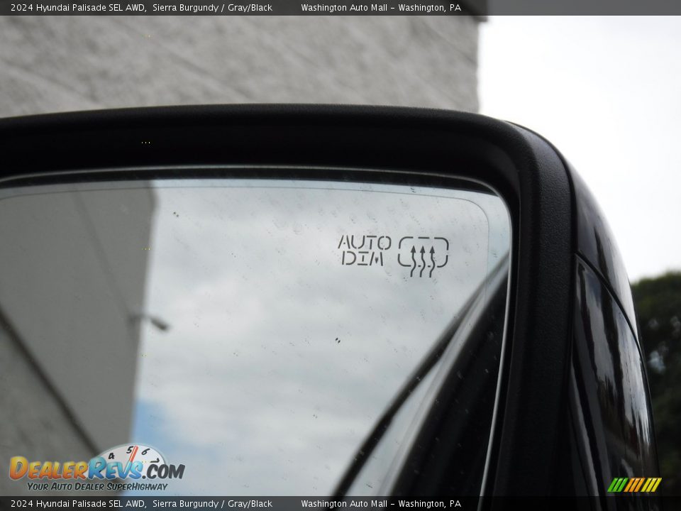 2024 Hyundai Palisade SEL AWD Sierra Burgundy / Gray/Black Photo #23