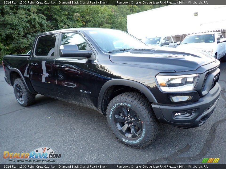 Front 3/4 View of 2024 Ram 1500 Rebel Crew Cab 4x4 Photo #8