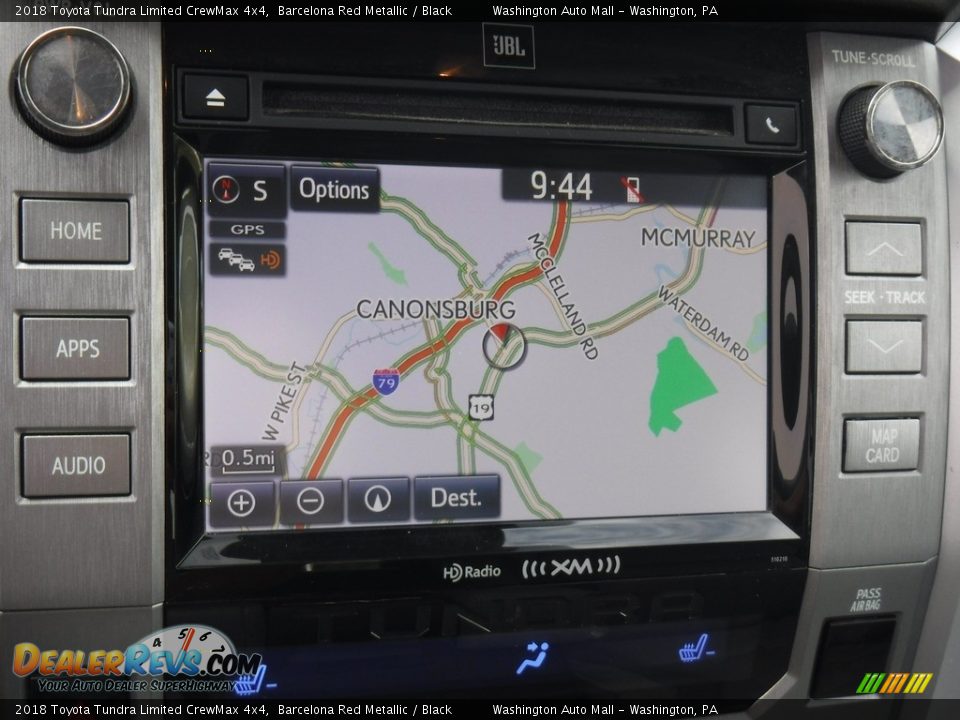 Navigation of 2018 Toyota Tundra Limited CrewMax 4x4 Photo #4