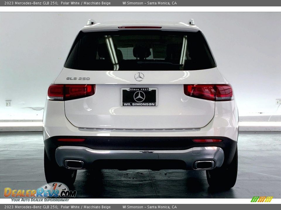 2023 Mercedes-Benz GLB 250 Polar White / Macchiato Beige Photo #3