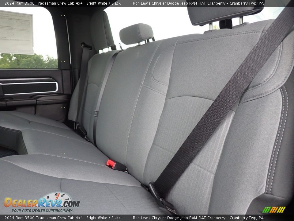 Rear Seat of 2024 Ram 3500 Tradesman Crew Cab 4x4 Photo #12