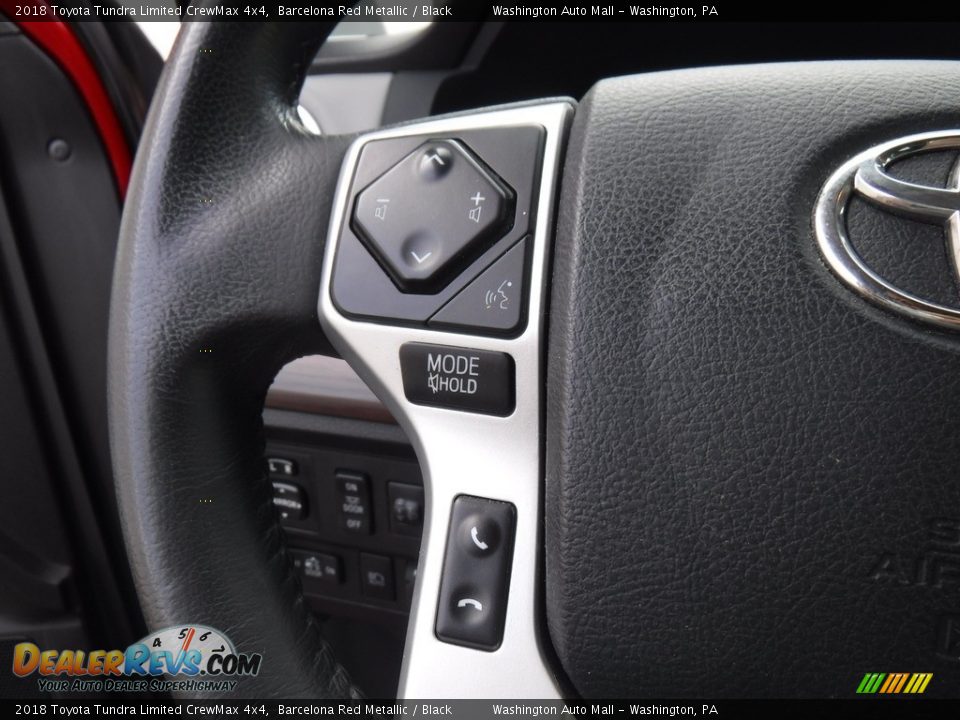 2018 Toyota Tundra Limited CrewMax 4x4 Steering Wheel Photo #10