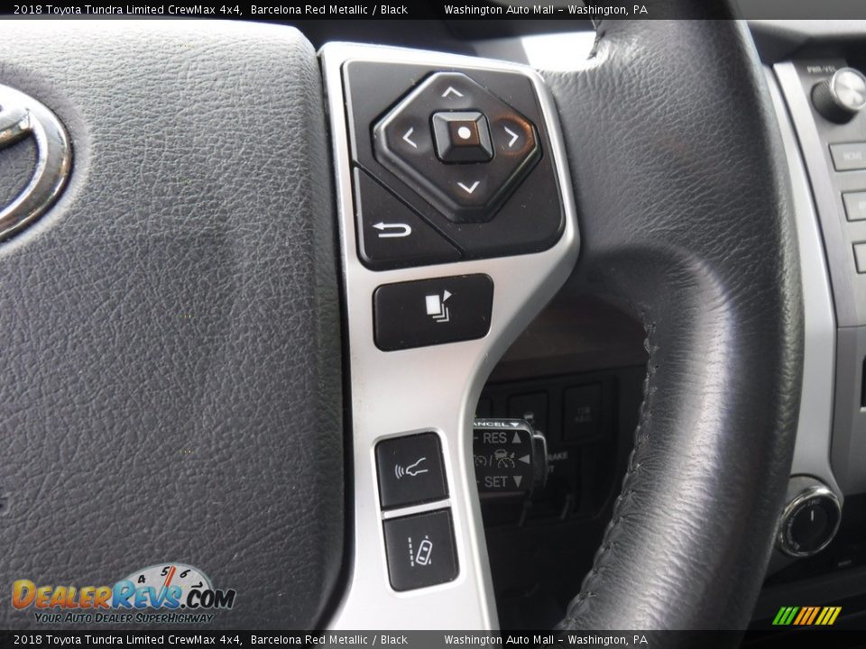 2018 Toyota Tundra Limited CrewMax 4x4 Steering Wheel Photo #11