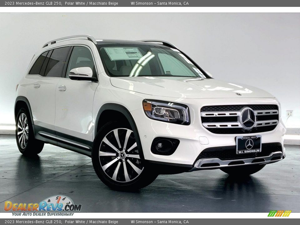 2023 Mercedes-Benz GLB 250 Polar White / Macchiato Beige Photo #12