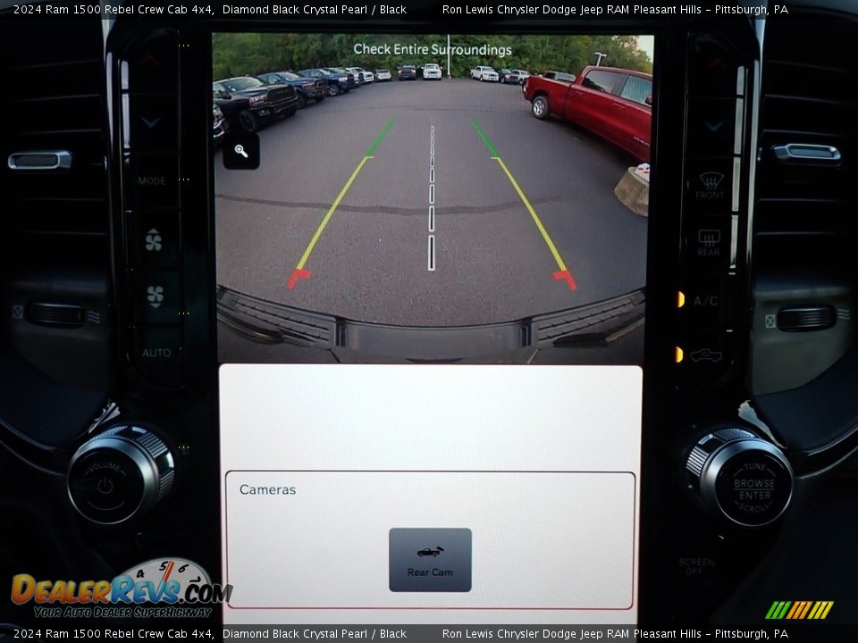 2024 Ram 1500 Rebel Crew Cab 4x4 Diamond Black Crystal Pearl / Black Photo #19