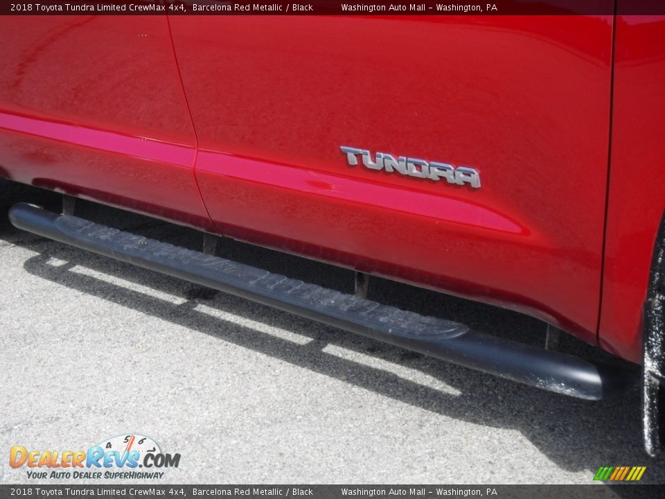 2018 Toyota Tundra Limited CrewMax 4x4 Barcelona Red Metallic / Black Photo #14