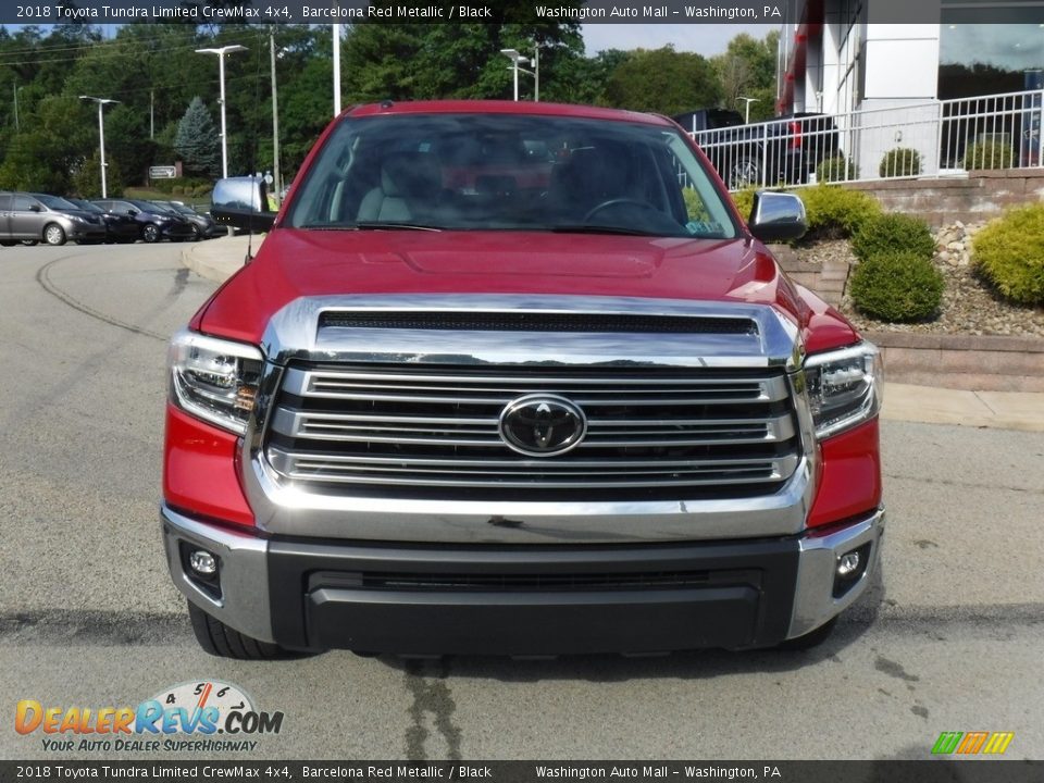 2018 Toyota Tundra Limited CrewMax 4x4 Barcelona Red Metallic / Black Photo #17