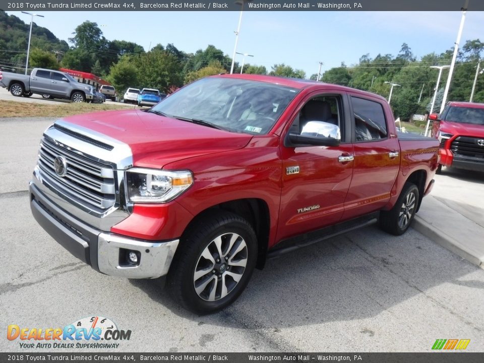 2018 Toyota Tundra Limited CrewMax 4x4 Barcelona Red Metallic / Black Photo #18