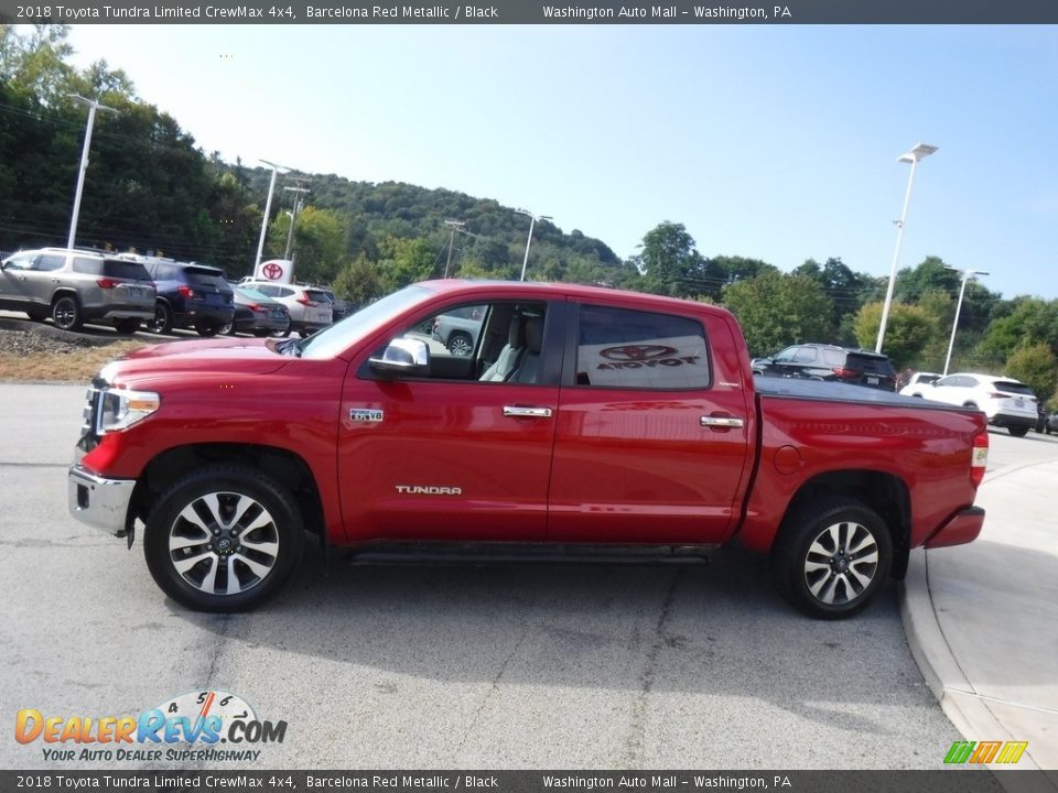 Barcelona Red Metallic 2018 Toyota Tundra Limited CrewMax 4x4 Photo #19