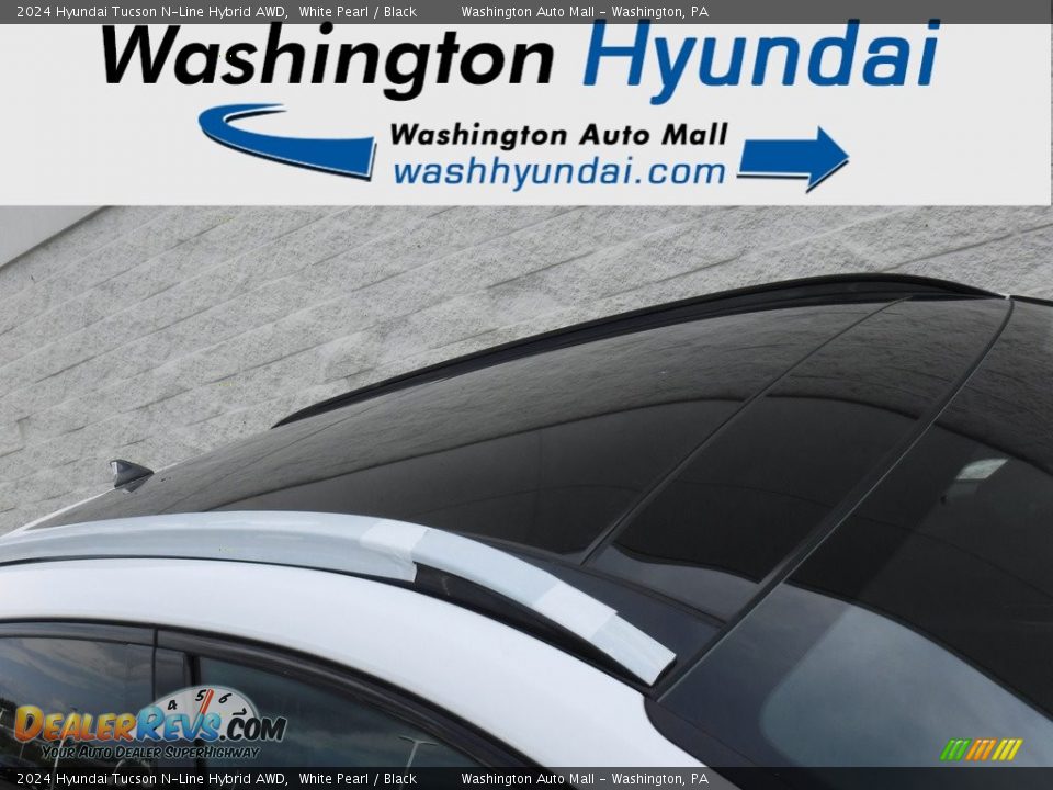 2024 Hyundai Tucson N-Line Hybrid AWD White Pearl / Black Photo #3