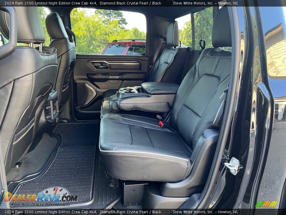 Rear Seat of 2024 Ram 1500 Limited Night Edition Crew Cab 4x4 Photo #16