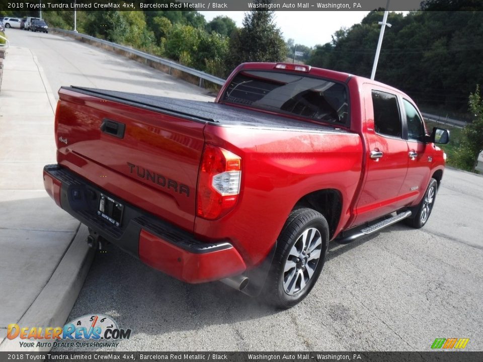 2018 Toyota Tundra Limited CrewMax 4x4 Barcelona Red Metallic / Black Photo #23