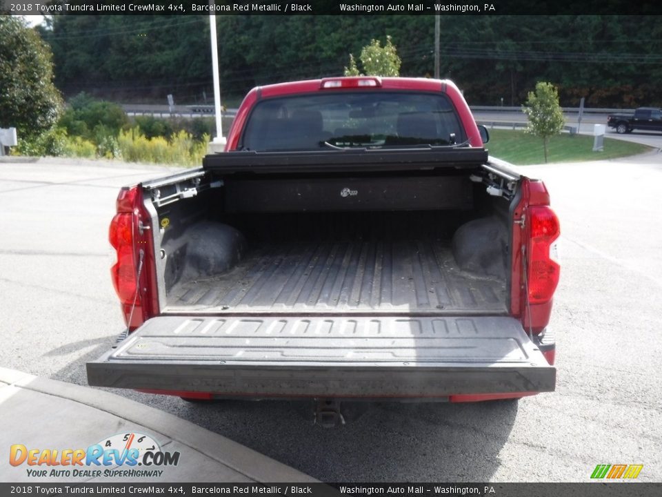 2018 Toyota Tundra Limited CrewMax 4x4 Barcelona Red Metallic / Black Photo #25