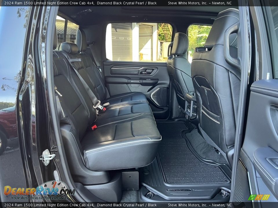 Rear Seat of 2024 Ram 1500 Limited Night Edition Crew Cab 4x4 Photo #19