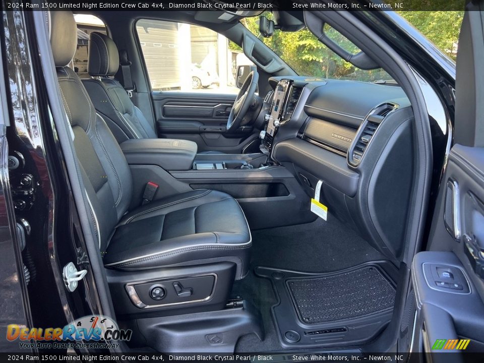 Front Seat of 2024 Ram 1500 Limited Night Edition Crew Cab 4x4 Photo #20