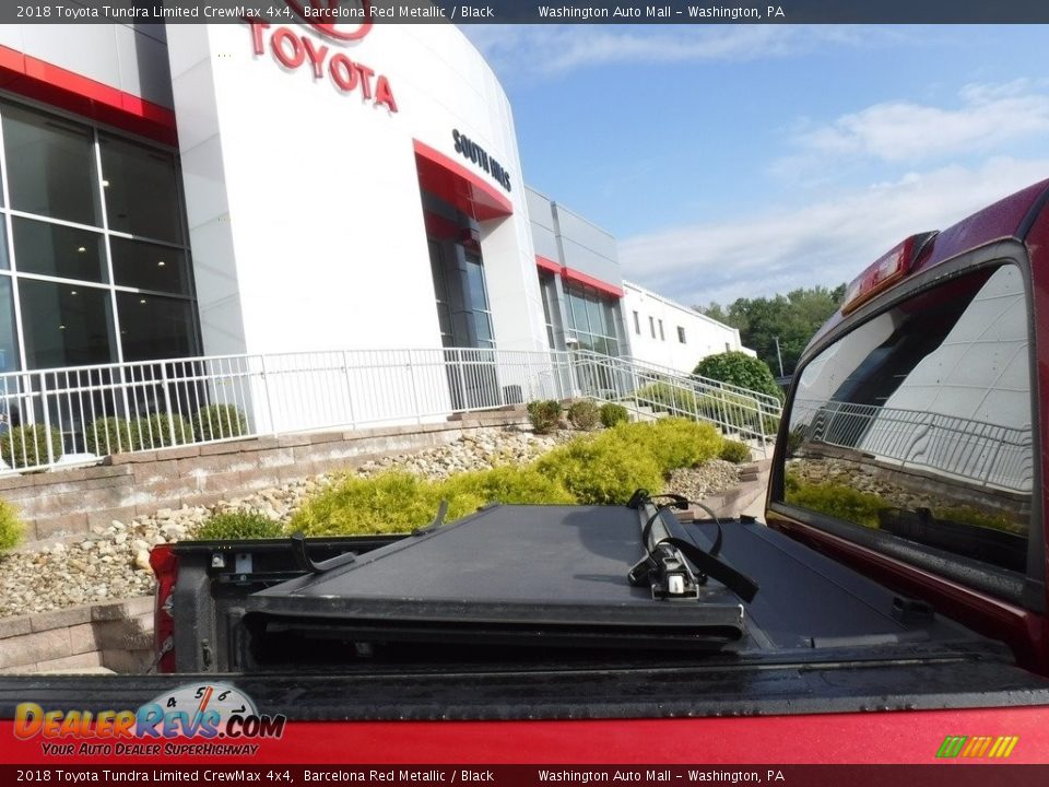 2018 Toyota Tundra Limited CrewMax 4x4 Barcelona Red Metallic / Black Photo #27