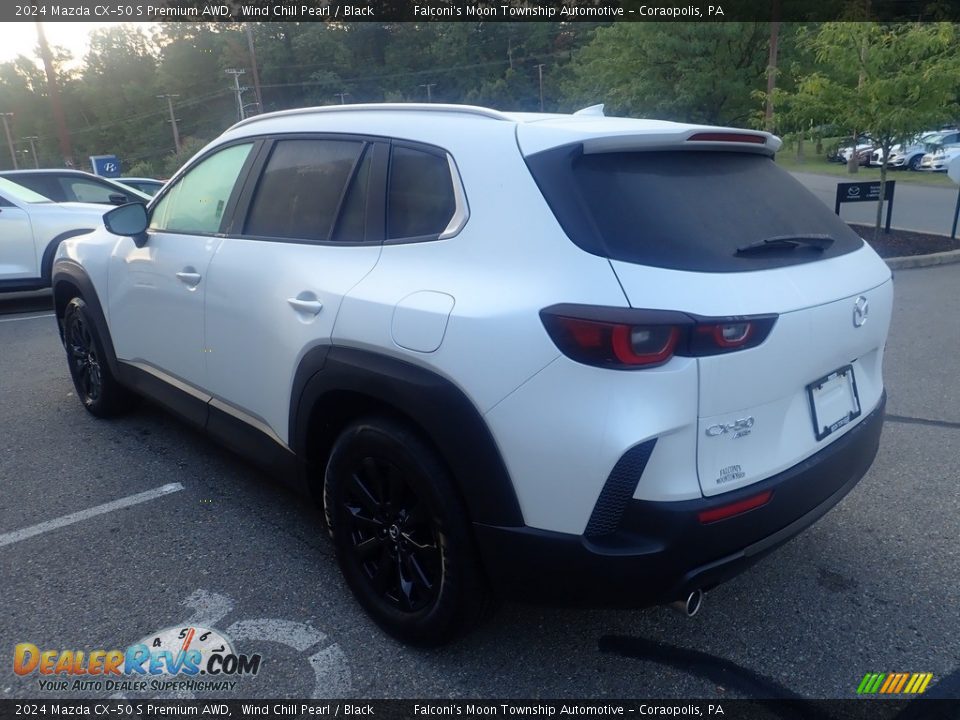 2024 Mazda CX-50 S Premium AWD Wind Chill Pearl / Black Photo #5