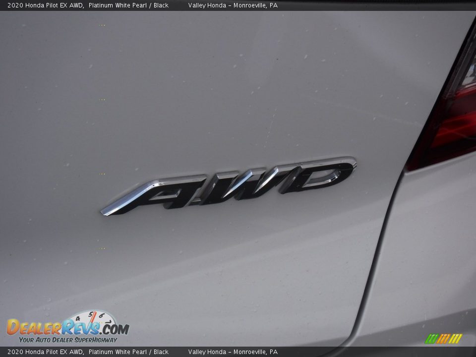 2020 Honda Pilot EX AWD Platinum White Pearl / Black Photo #5