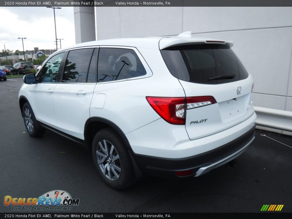 Platinum White Pearl 2020 Honda Pilot EX AWD Photo #6