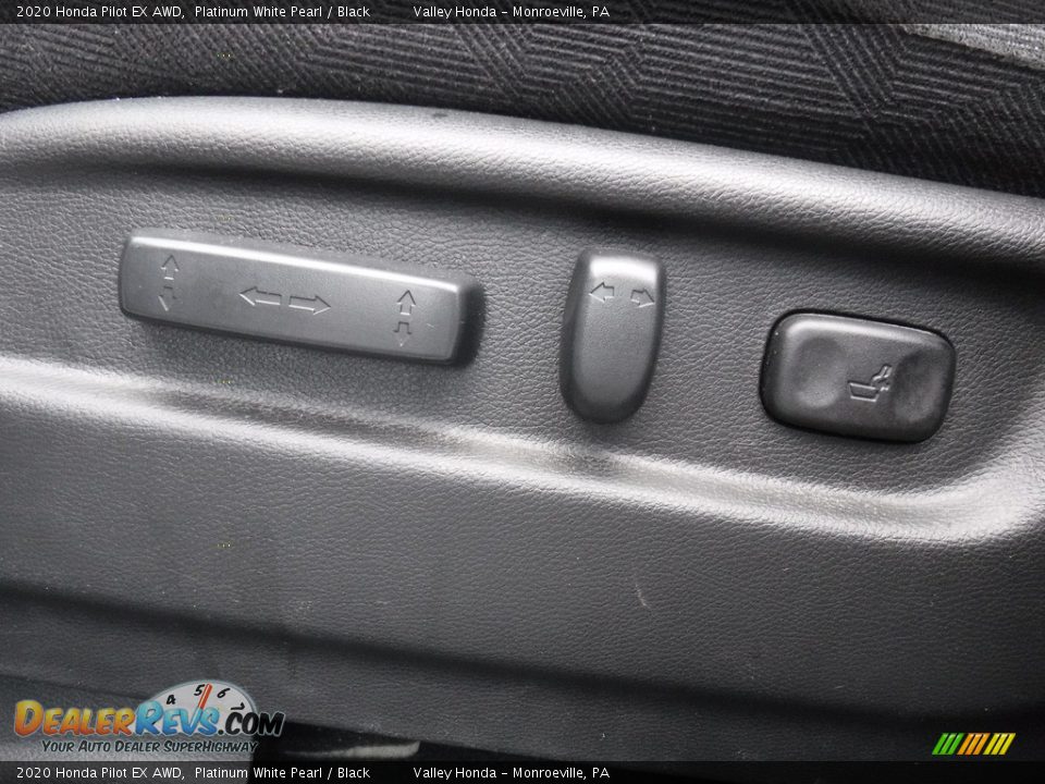 2020 Honda Pilot EX AWD Platinum White Pearl / Black Photo #10