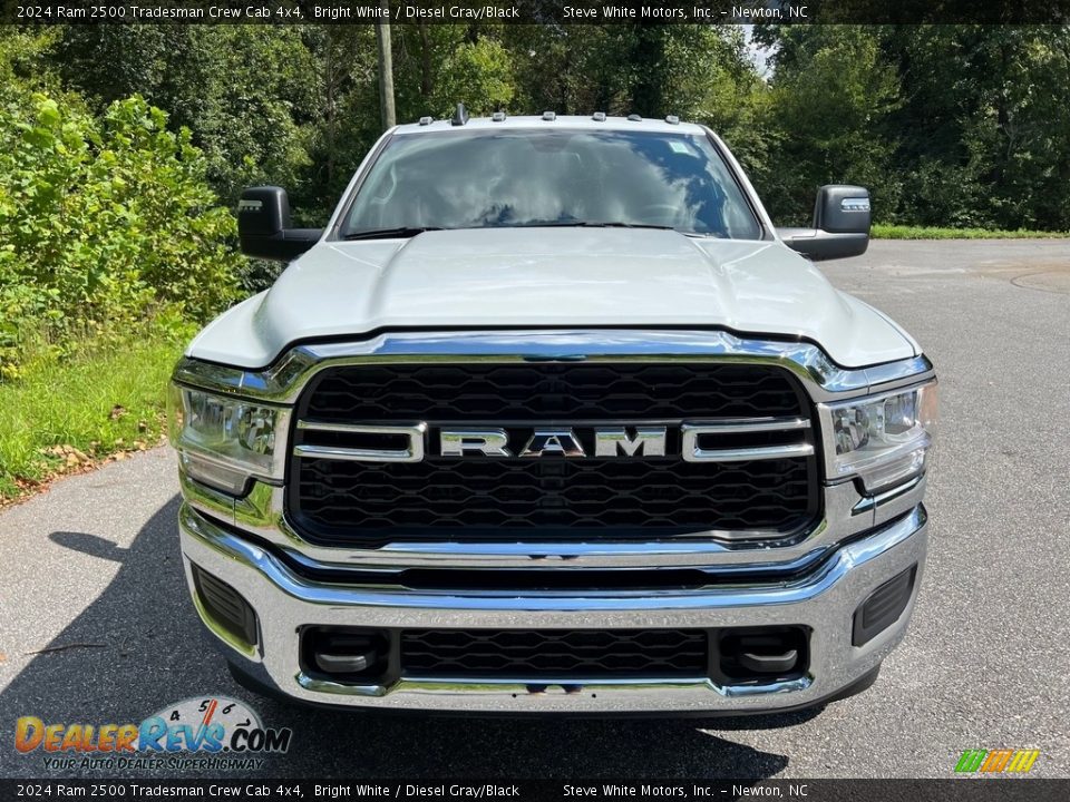 2024 Ram 2500 Tradesman Crew Cab 4x4 Bright White / Diesel Gray/Black Photo #3