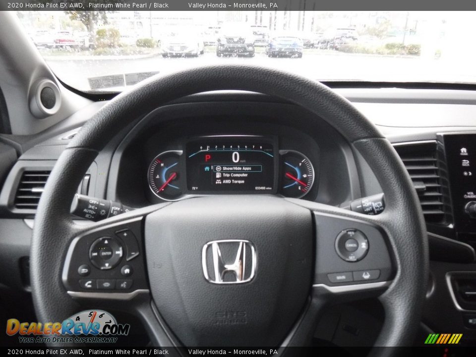 2020 Honda Pilot EX AWD Steering Wheel Photo #21