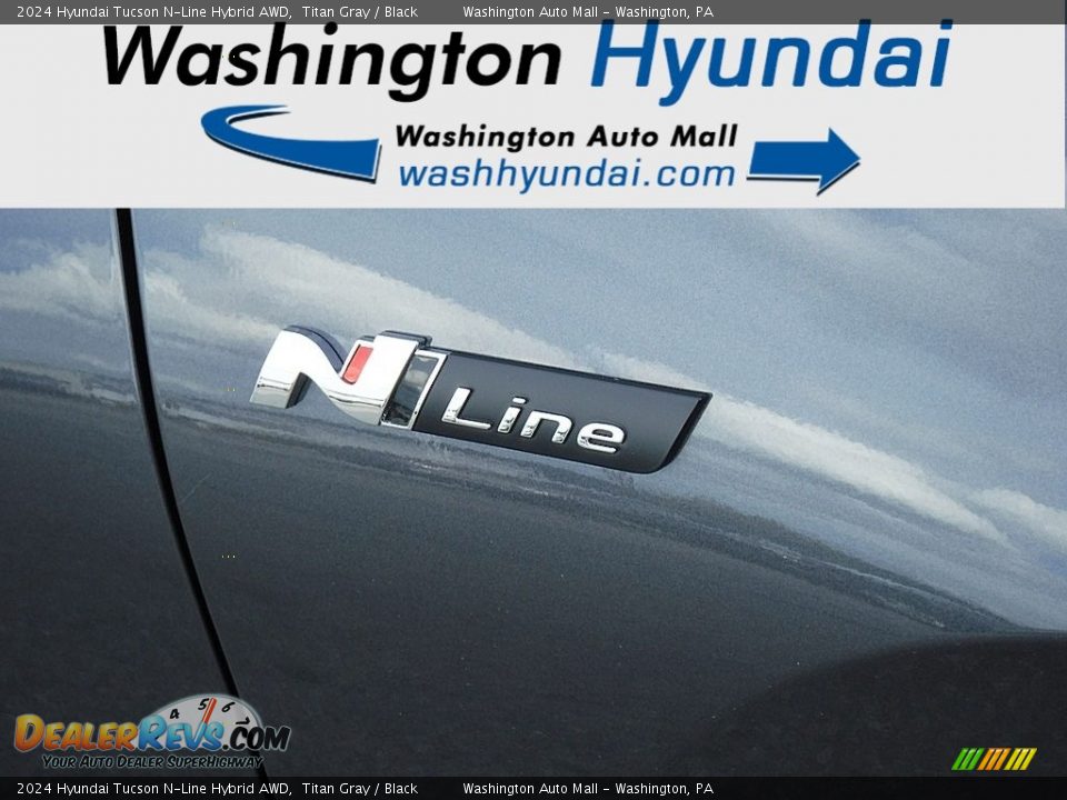 2024 Hyundai Tucson N-Line Hybrid AWD Titan Gray / Black Photo #2