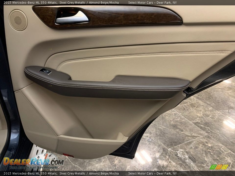 2015 Mercedes-Benz ML 350 4Matic Steel Grey Metallic / Almond Beige/Mocha Photo #15