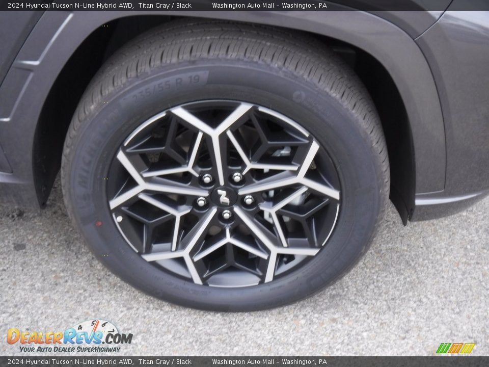 2024 Hyundai Tucson N-Line Hybrid AWD Titan Gray / Black Photo #5