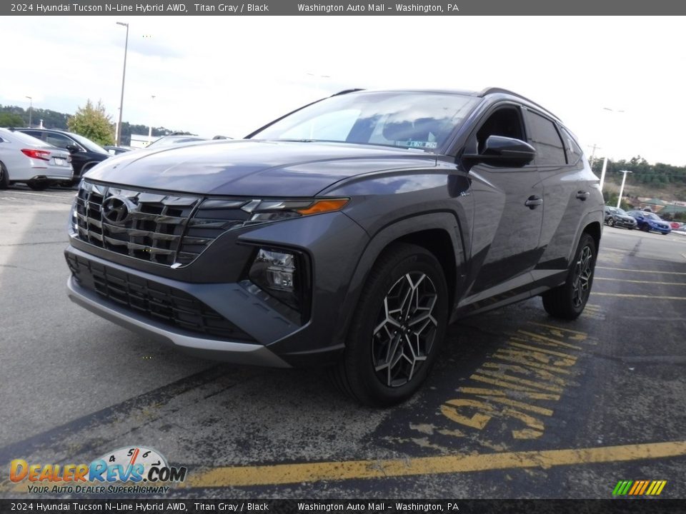 2024 Hyundai Tucson N-Line Hybrid AWD Titan Gray / Black Photo #7