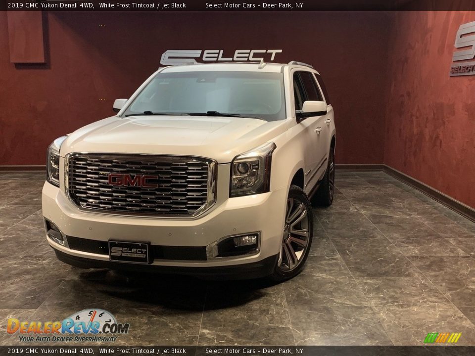 2019 GMC Yukon Denali 4WD White Frost Tintcoat / Jet Black Photo #1