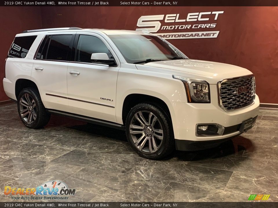 2019 GMC Yukon Denali 4WD White Frost Tintcoat / Jet Black Photo #3