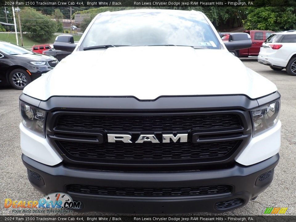 2024 Ram 1500 Tradesman Crew Cab 4x4 Bright White / Black Photo #10