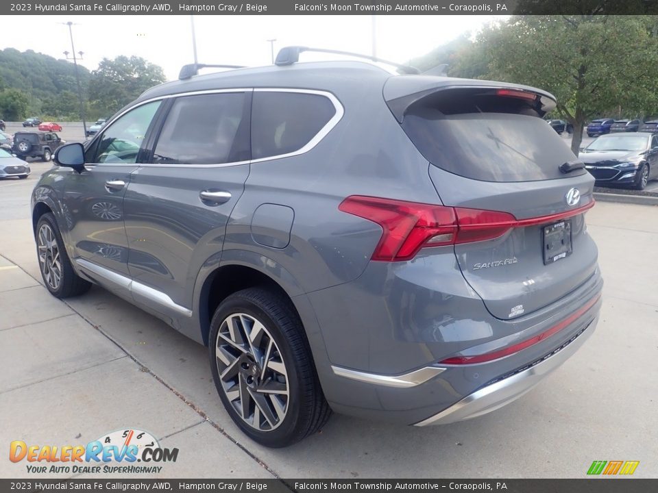 2023 Hyundai Santa Fe Calligraphy AWD Hampton Gray / Beige Photo #5