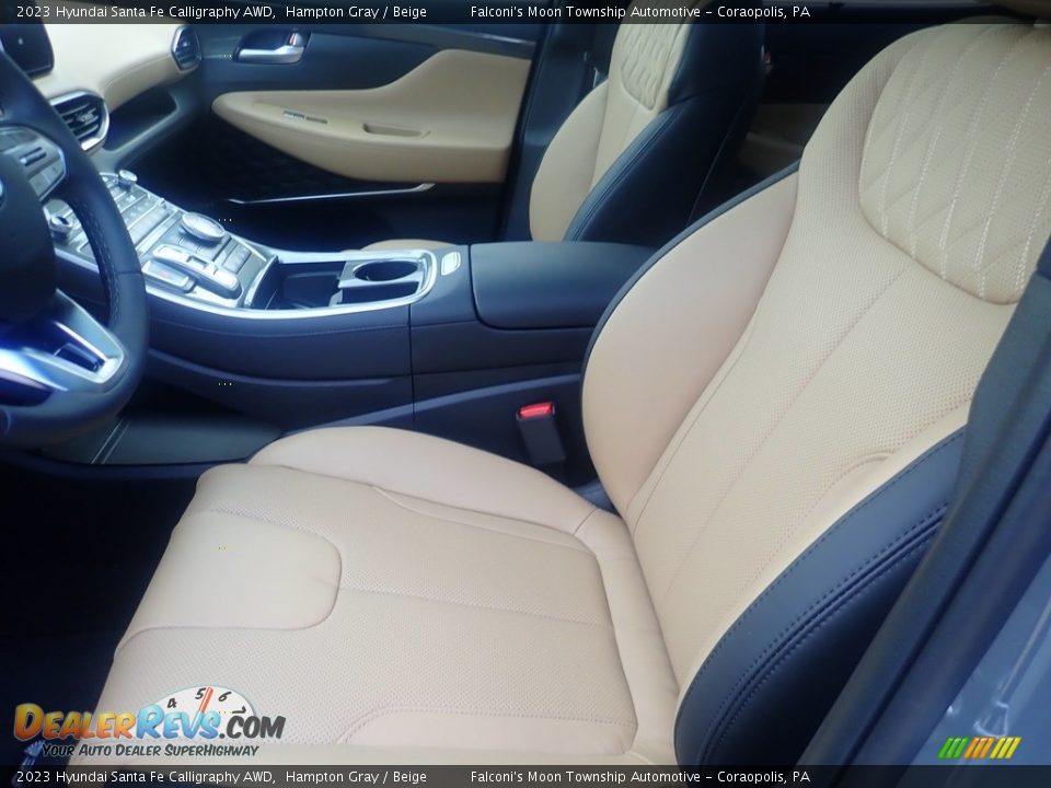 Front Seat of 2023 Hyundai Santa Fe Calligraphy AWD Photo #11