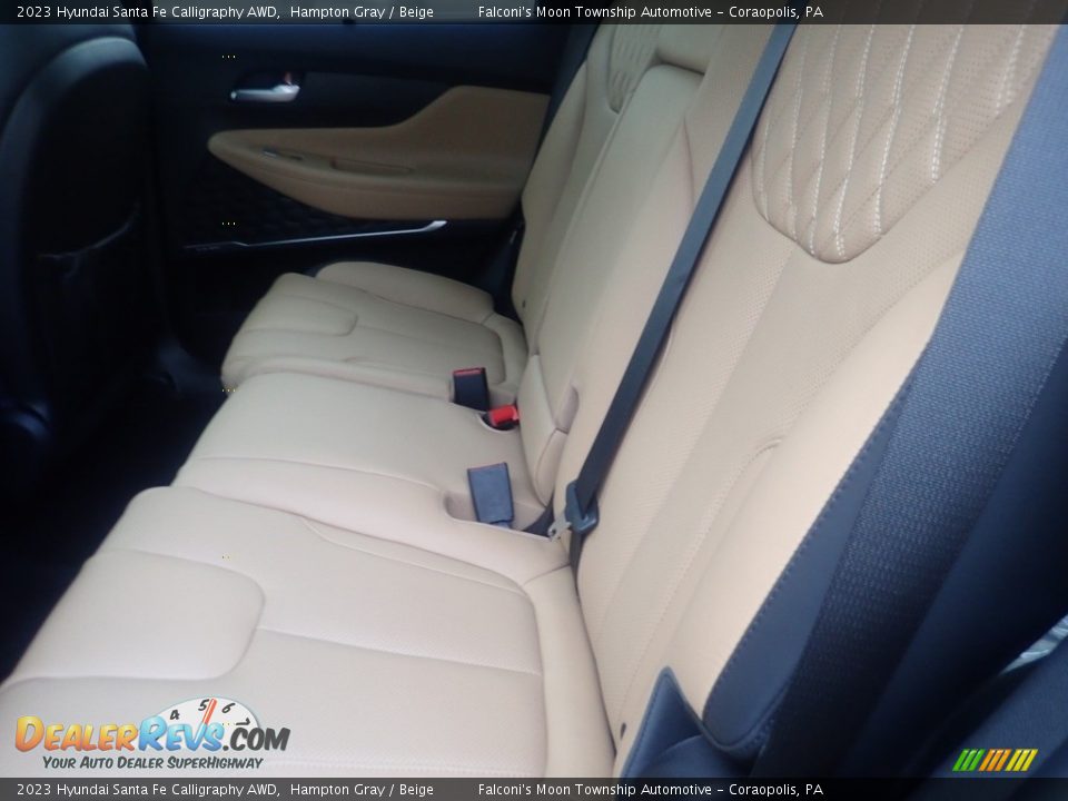 Rear Seat of 2023 Hyundai Santa Fe Calligraphy AWD Photo #12