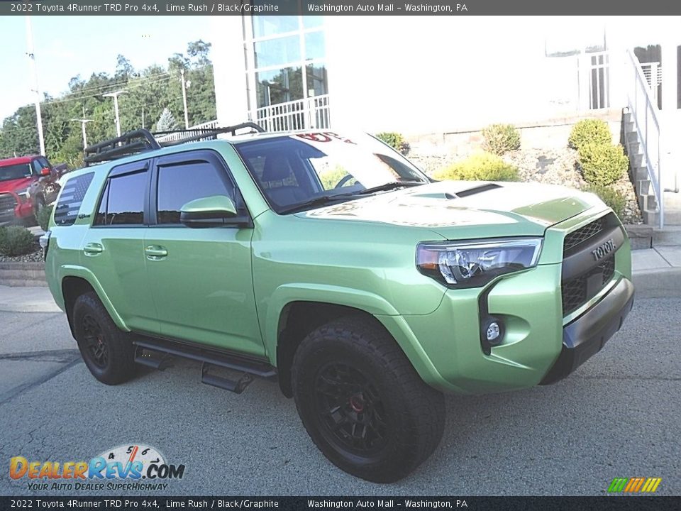 2022 Toyota 4Runner TRD Pro 4x4 Lime Rush / Black/Graphite Photo #1