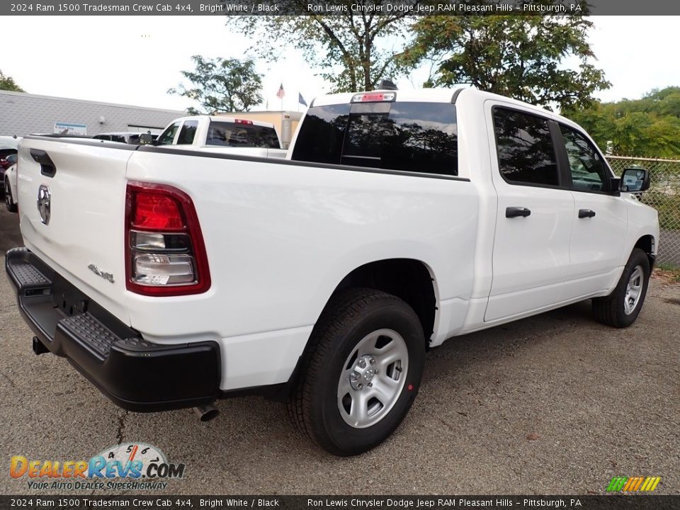 2024 Ram 1500 Tradesman Crew Cab 4x4 Bright White / Black Photo #7