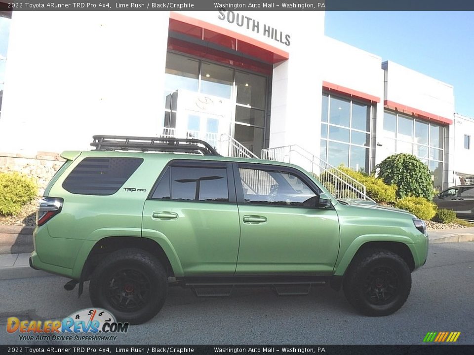 2022 Toyota 4Runner TRD Pro 4x4 Lime Rush / Black/Graphite Photo #2