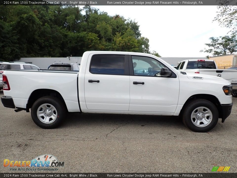 Bright White 2024 Ram 1500 Tradesman Crew Cab 4x4 Photo #8