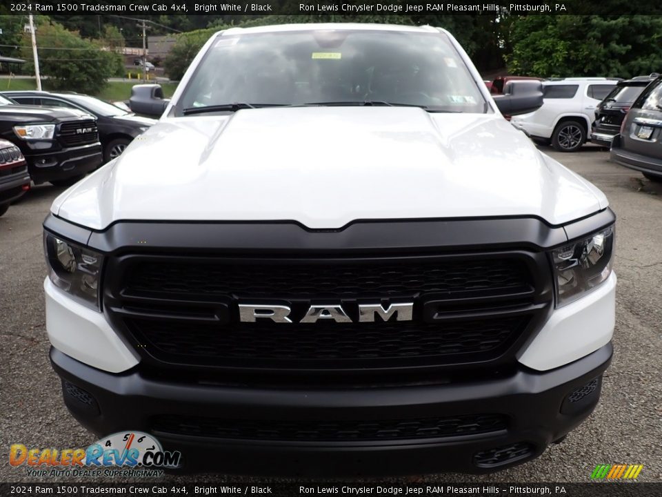 2024 Ram 1500 Tradesman Crew Cab 4x4 Bright White / Black Photo #10