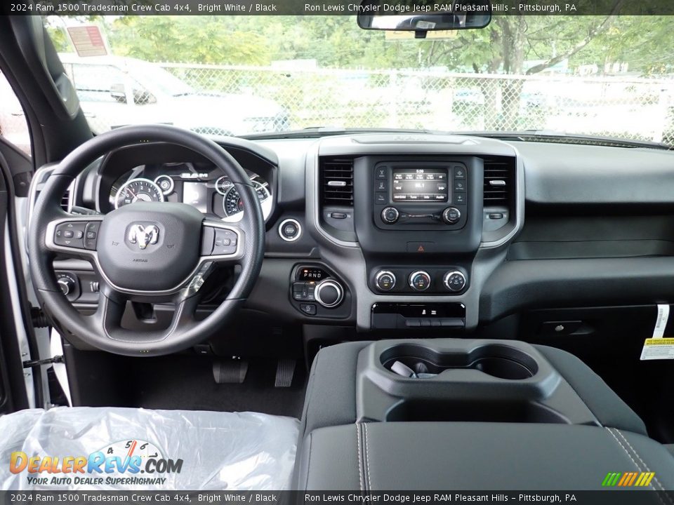 Dashboard of 2024 Ram 1500 Tradesman Crew Cab 4x4 Photo #14