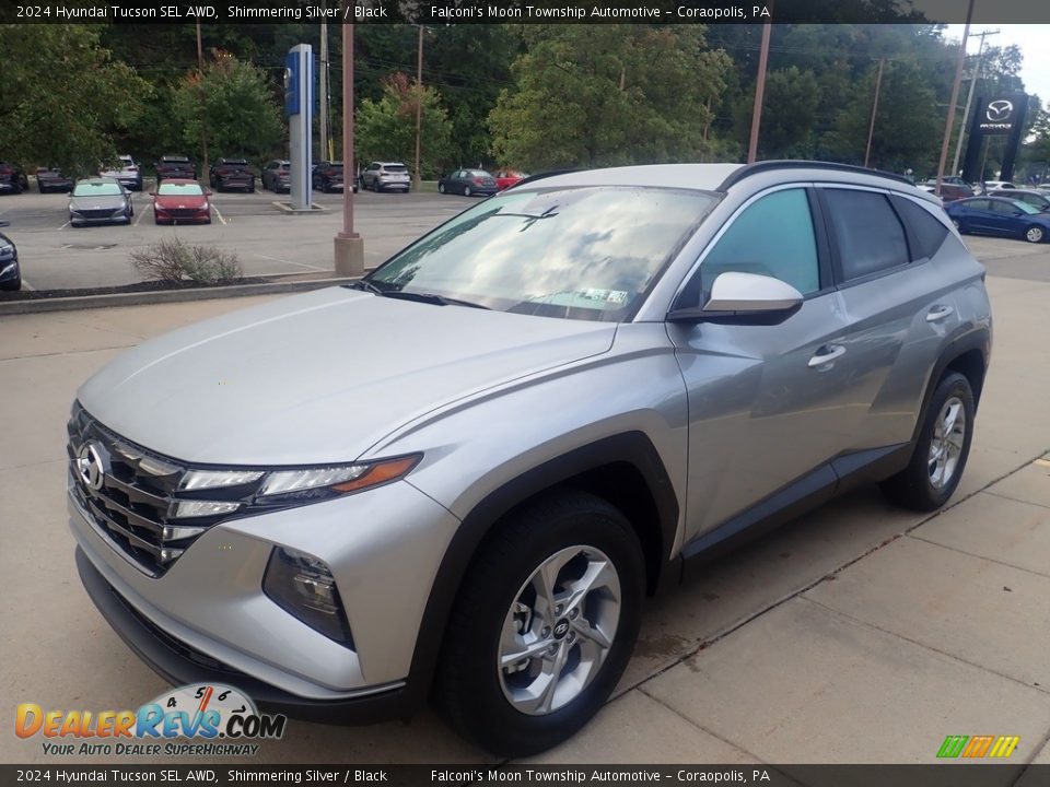 2024 Hyundai Tucson SEL AWD Shimmering Silver / Black Photo #7