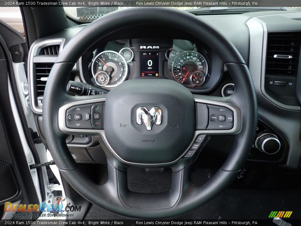 2024 Ram 1500 Tradesman Crew Cab 4x4 Steering Wheel Photo #18