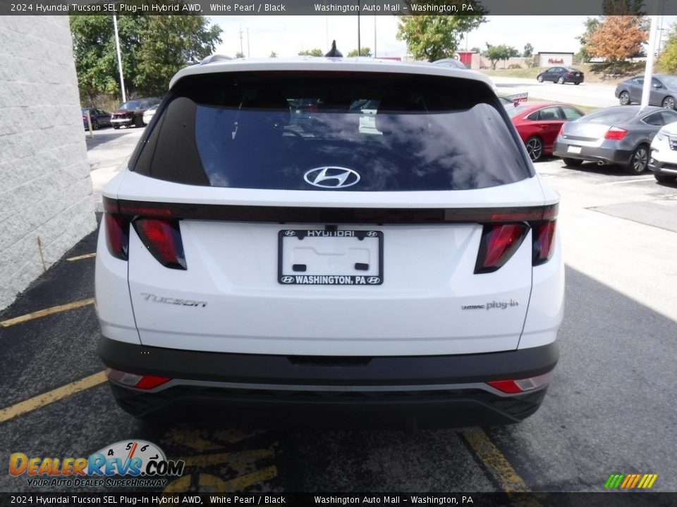 2024 Hyundai Tucson SEL Plug-In Hybrid AWD White Pearl / Black Photo #6