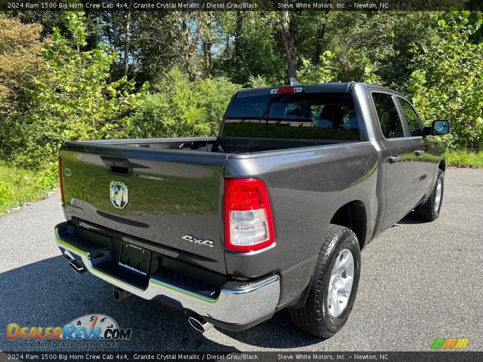 2024 Ram 1500 Big Horn Crew Cab 4x4 Granite Crystal Metallic / Diesel Gray/Black Photo #6